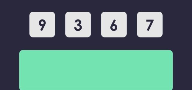4つの数字を合わせて10にするゲームアプリ「Just make 10」がリリース 4つの数字を合わせて10にするゲームアプリ「Just make 10」がリリース