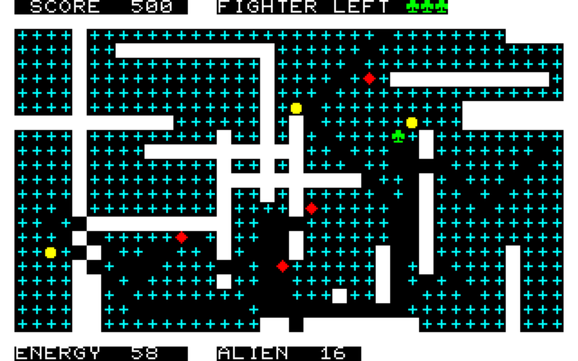 PC-8001移植版画面(1)
