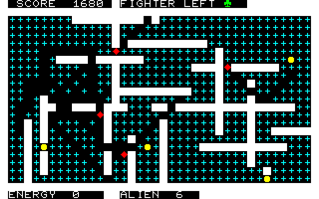 PC-8001移植版画面(2)